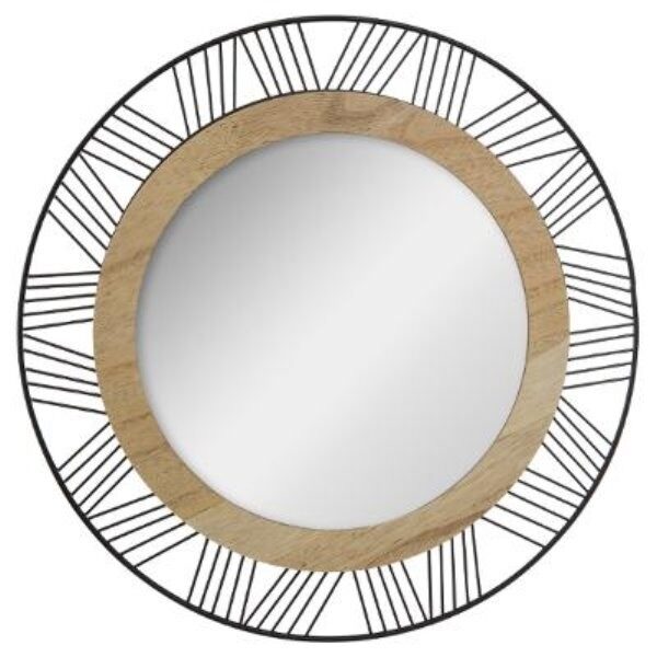 Miroir rond met mdf joe d45cm JOE